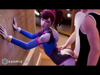 3d porno overwatch 2 d va kaifs from two bugs in his pussy